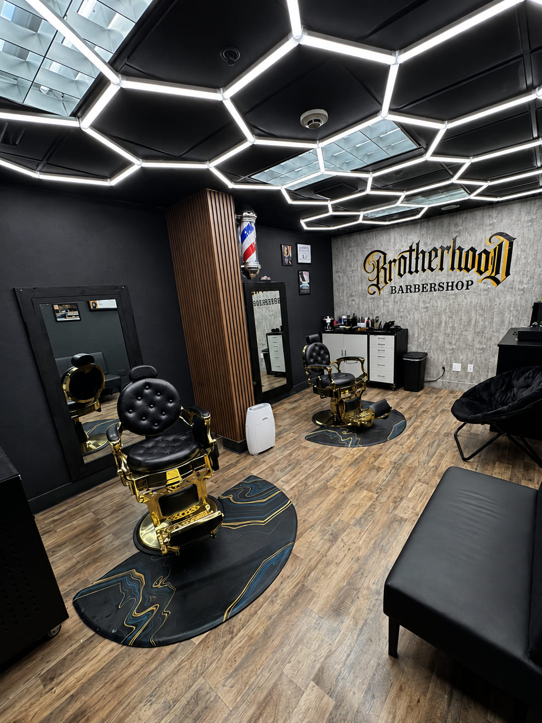 Classic hot towel straight razor shave at Brotherhood Barbershop
